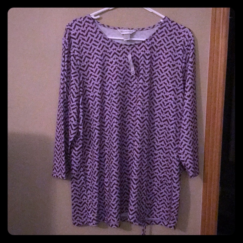 Purple never worn shirt from Christopher and Banks